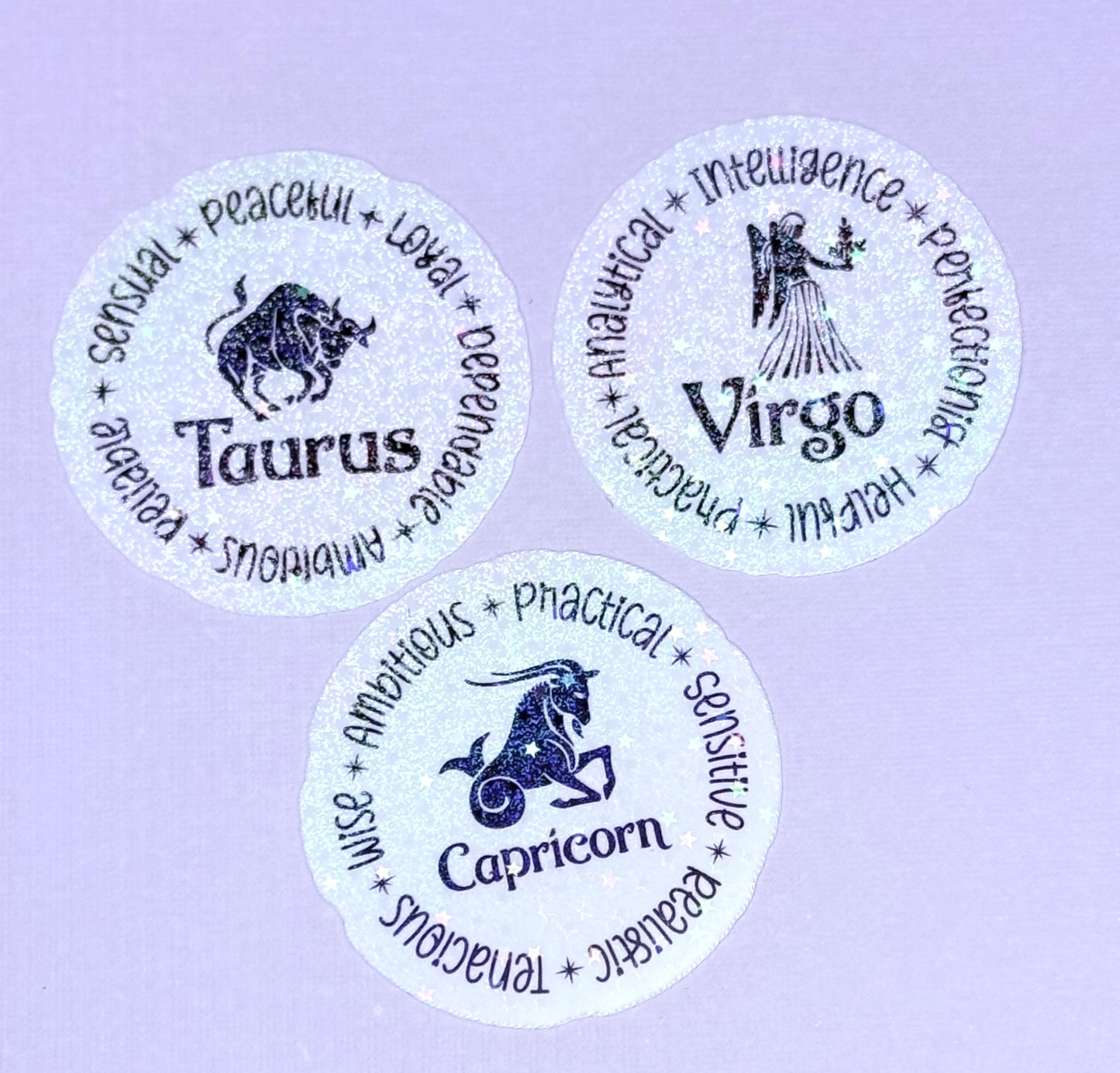 Earth Zodiac Sign Stickers