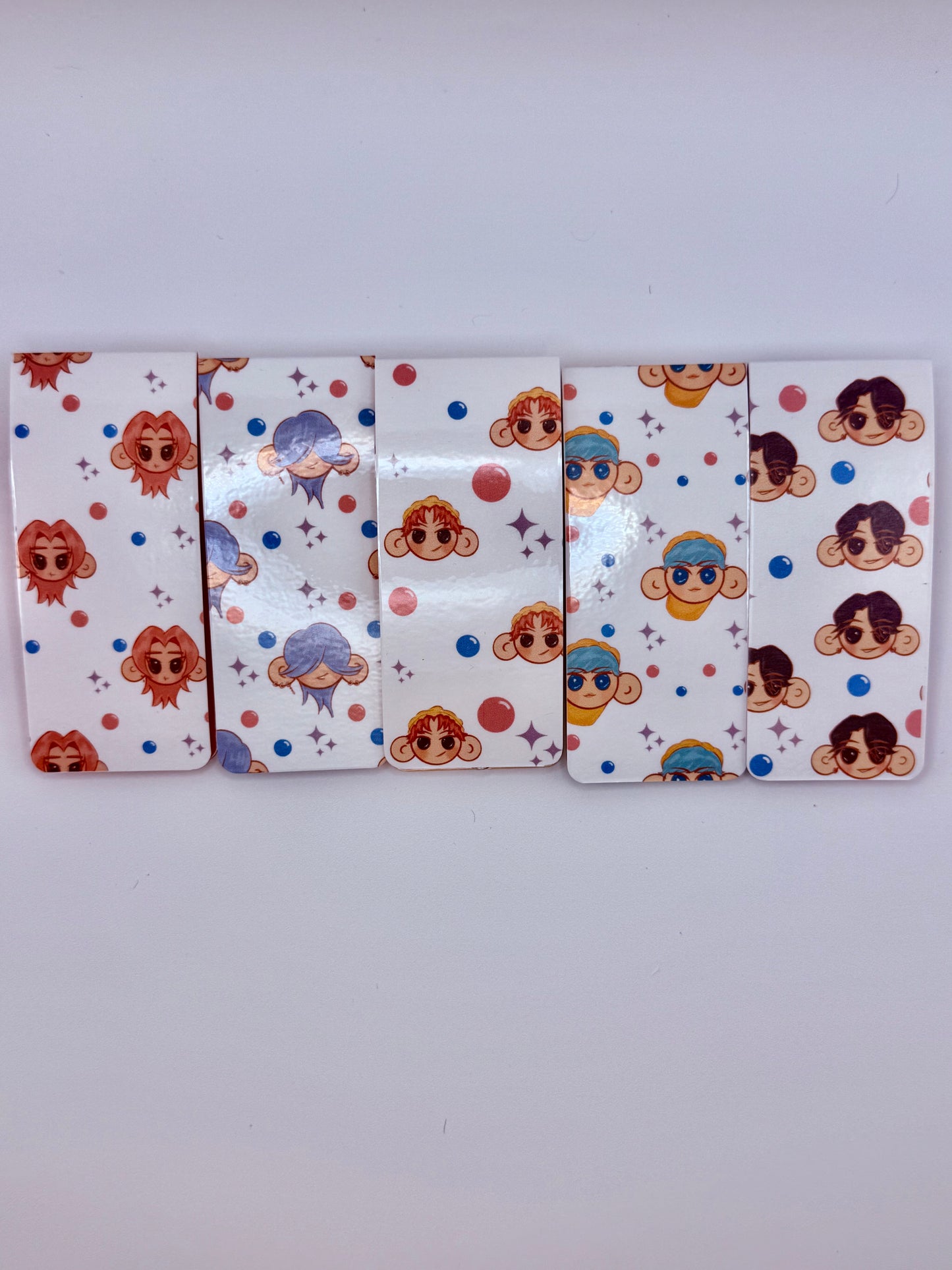 Magnetic Saja Boys Soda Pop Inspired Bookmarks, Cute Book Accessories for Readers & Fans