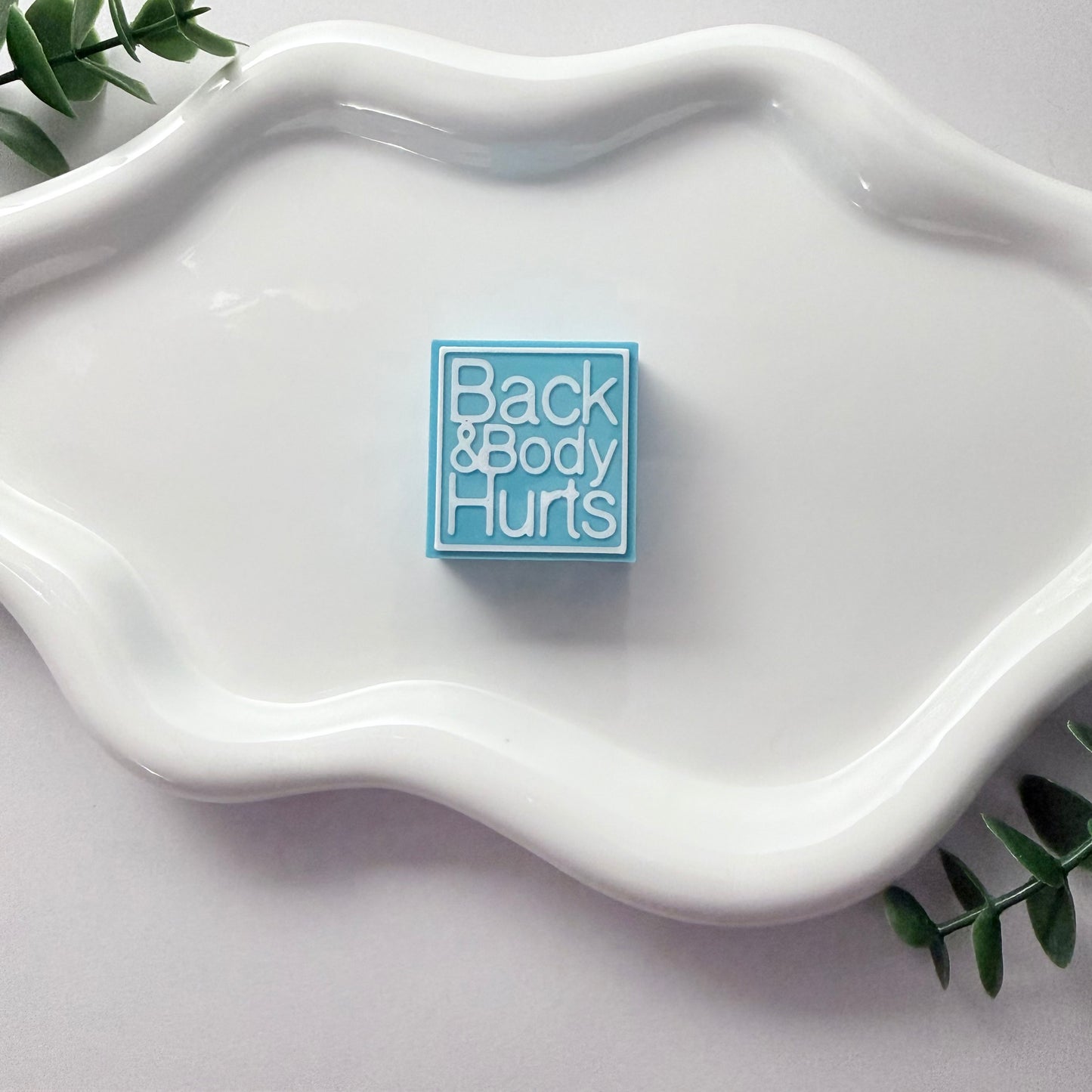 Back and Body Hurts Straw Topper