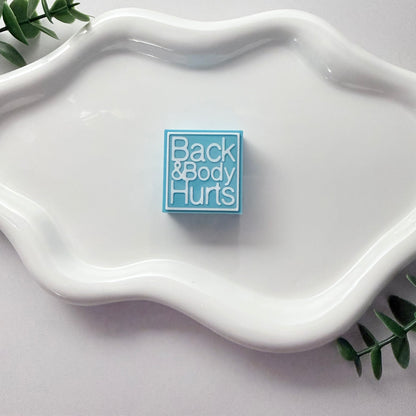 Back and Body Hurts Straw Topper