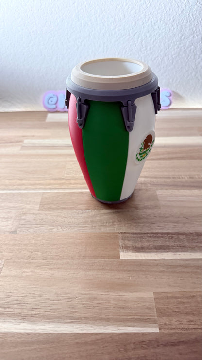 PRE-ORDER Mexican Flag Conga Can Cooler