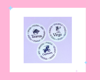 Earth Zodiac Sign Stickers