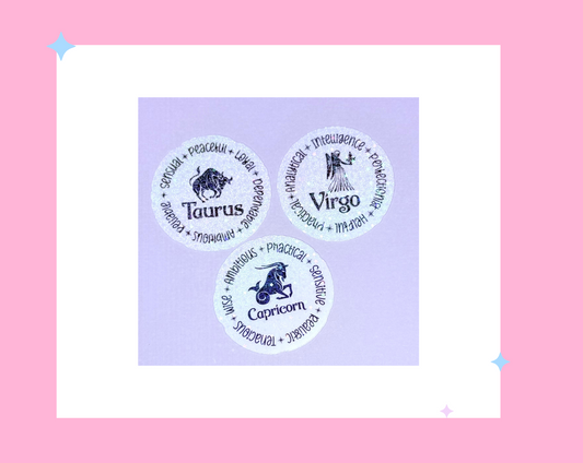 Earth Zodiac Sign Stickers