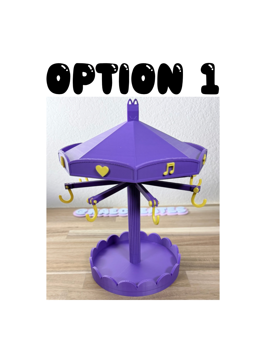 BT21 Carousel Keychain Spinning Stand
