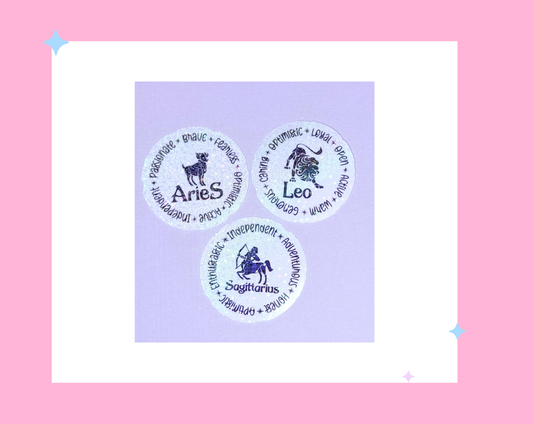 Fire Zodiac Sign Stickers