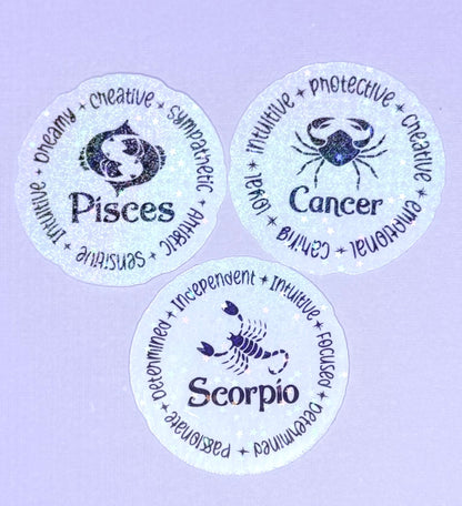 Water Zodiac Sign Stickers