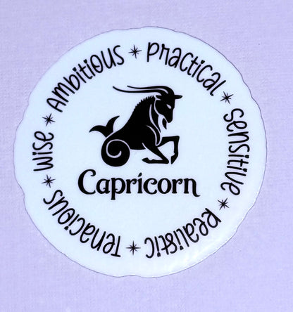 Earth Zodiac Sign Stickers