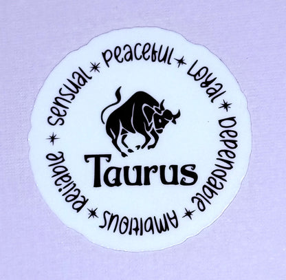 Earth Zodiac Sign Stickers