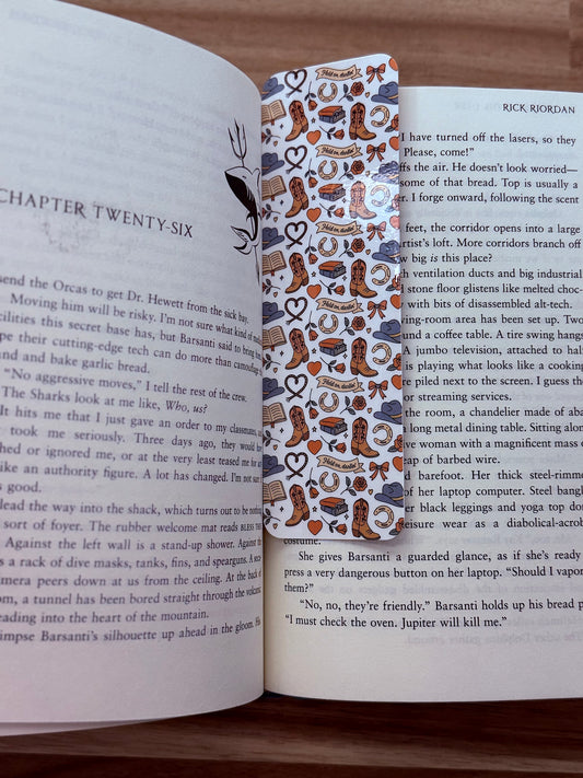 Cowboy Bookmark | Handmade bookmark, Gift for Readers/Bookworms