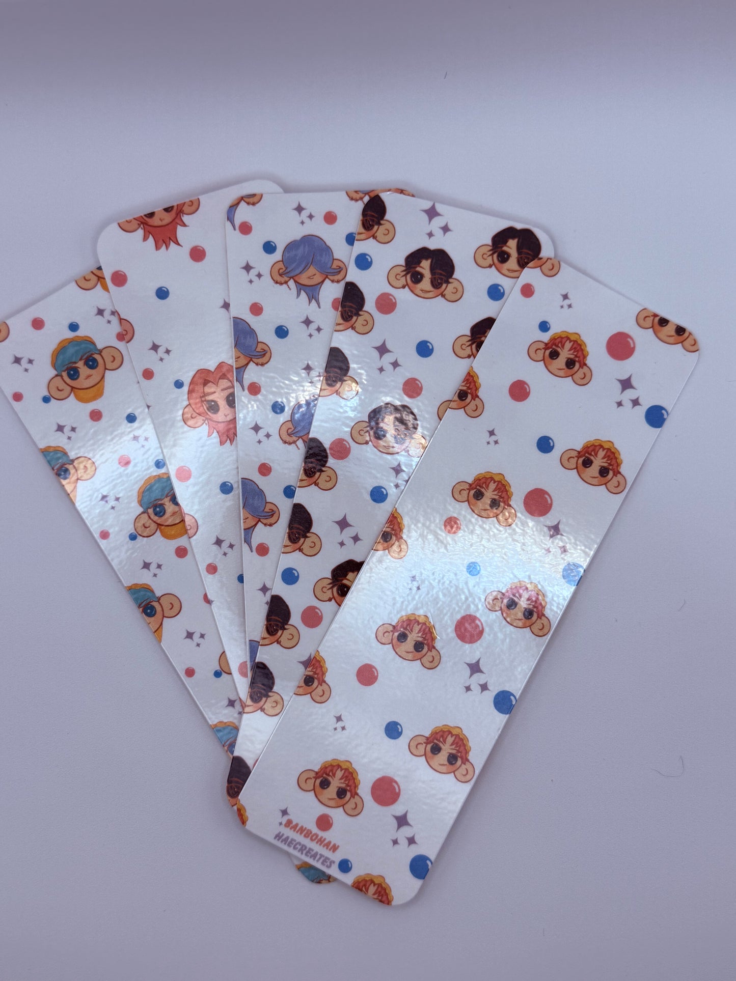 K-Pop Demon Hunter Saja Boys Fan Art Soda Pop Bookmark