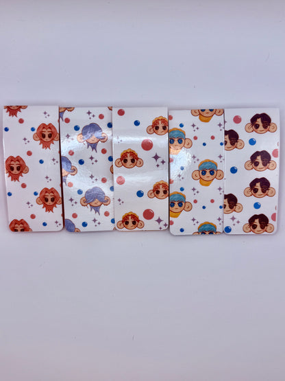 Magnetic Saja Boys Soda Pop Inspired Bookmarks, Cute Book Accessories for Readers & Fans