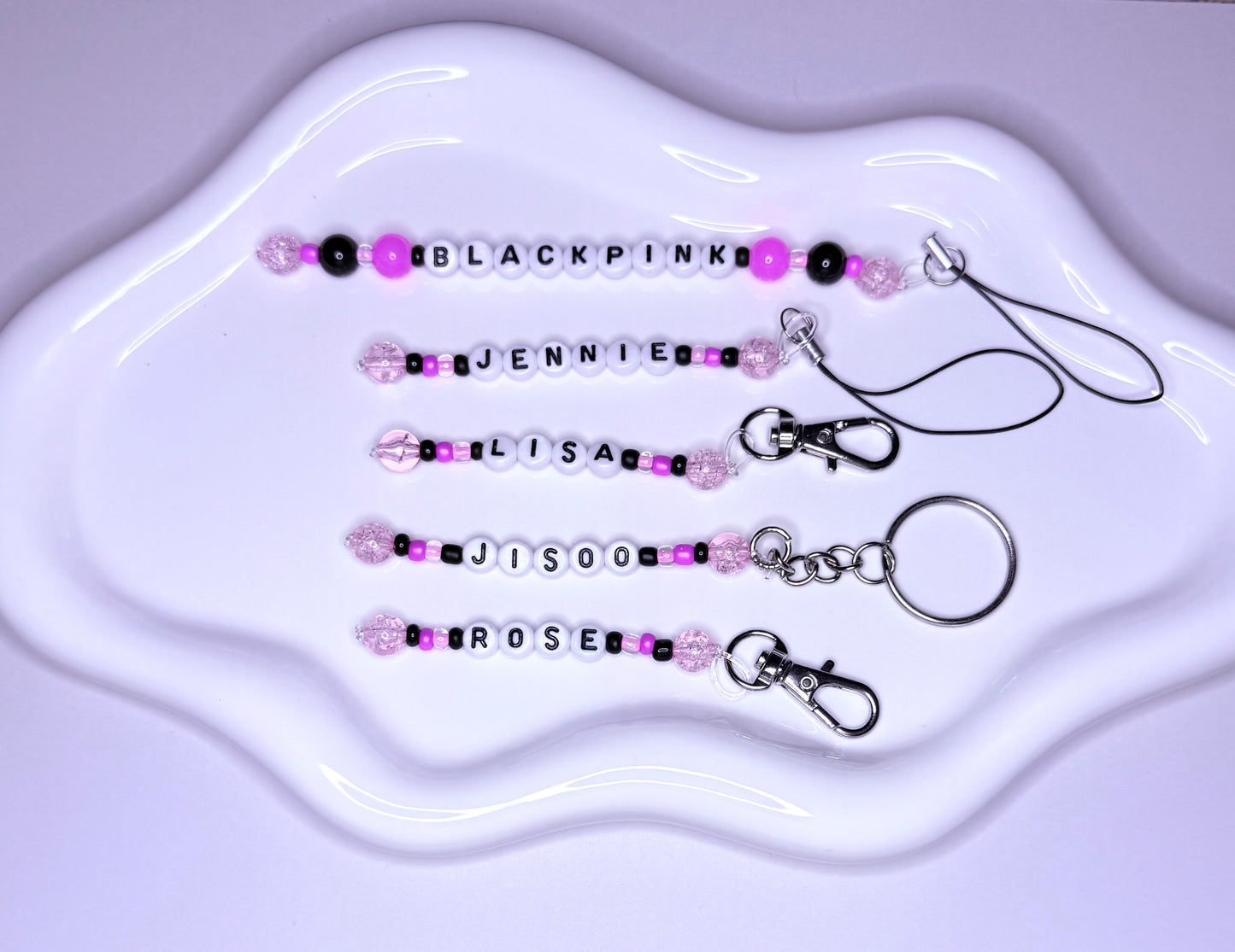 Blackpink Beaded Phone Charm/Keychain