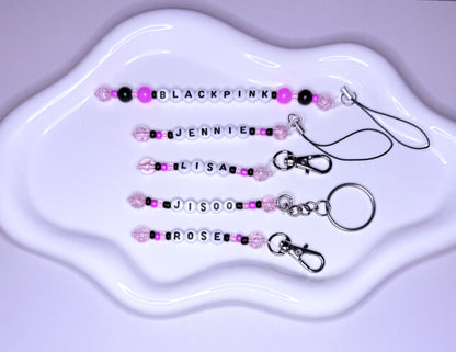 Blackpink Beaded Phone Charm/Keychain