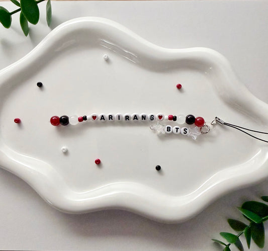 Arirang Inspired BTS Handmade Beaded Light Stick/Phone Accessory
