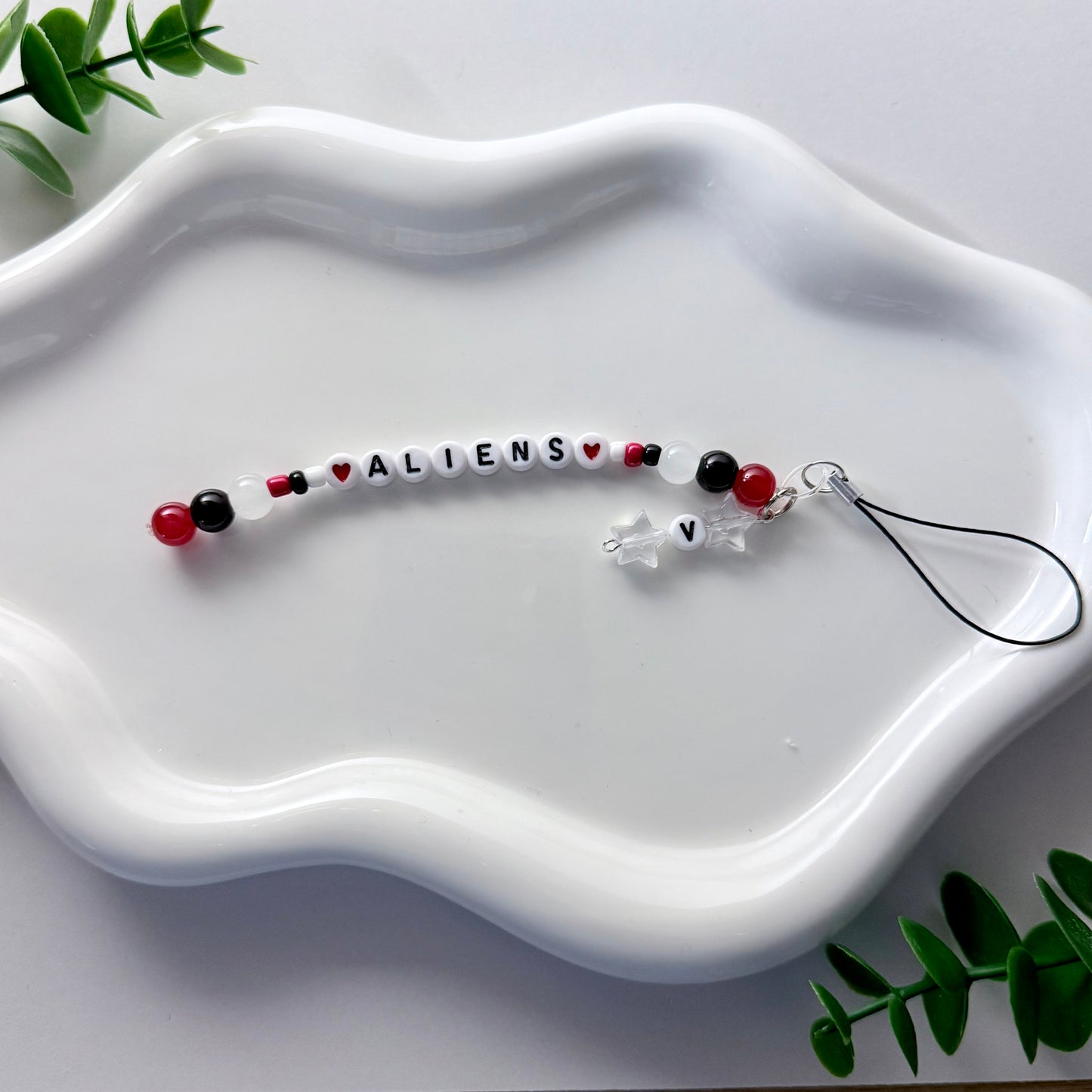 Arirang Inspired BTS Handmade Beaded Light Stick/Phone Accessory