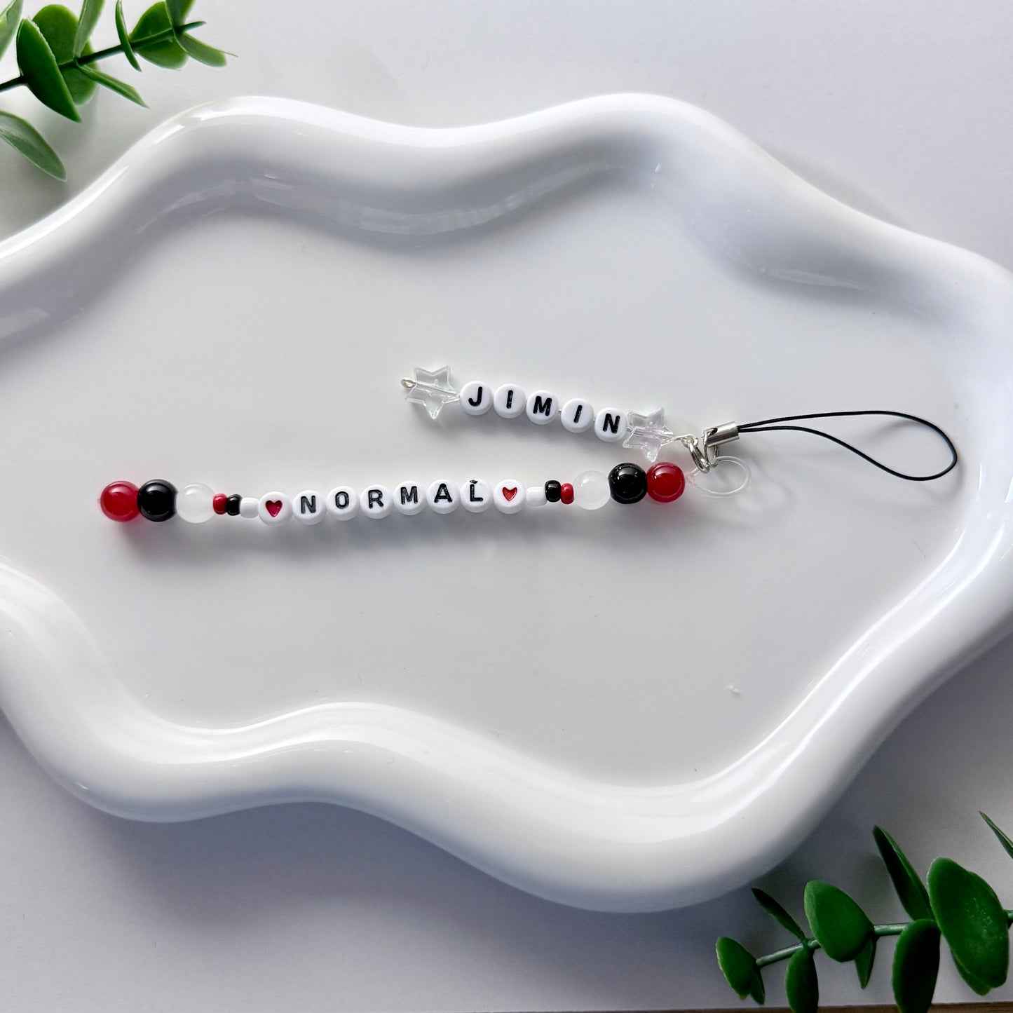 Arirang Inspired BTS Handmade Beaded Light Stick/Phone Accessory