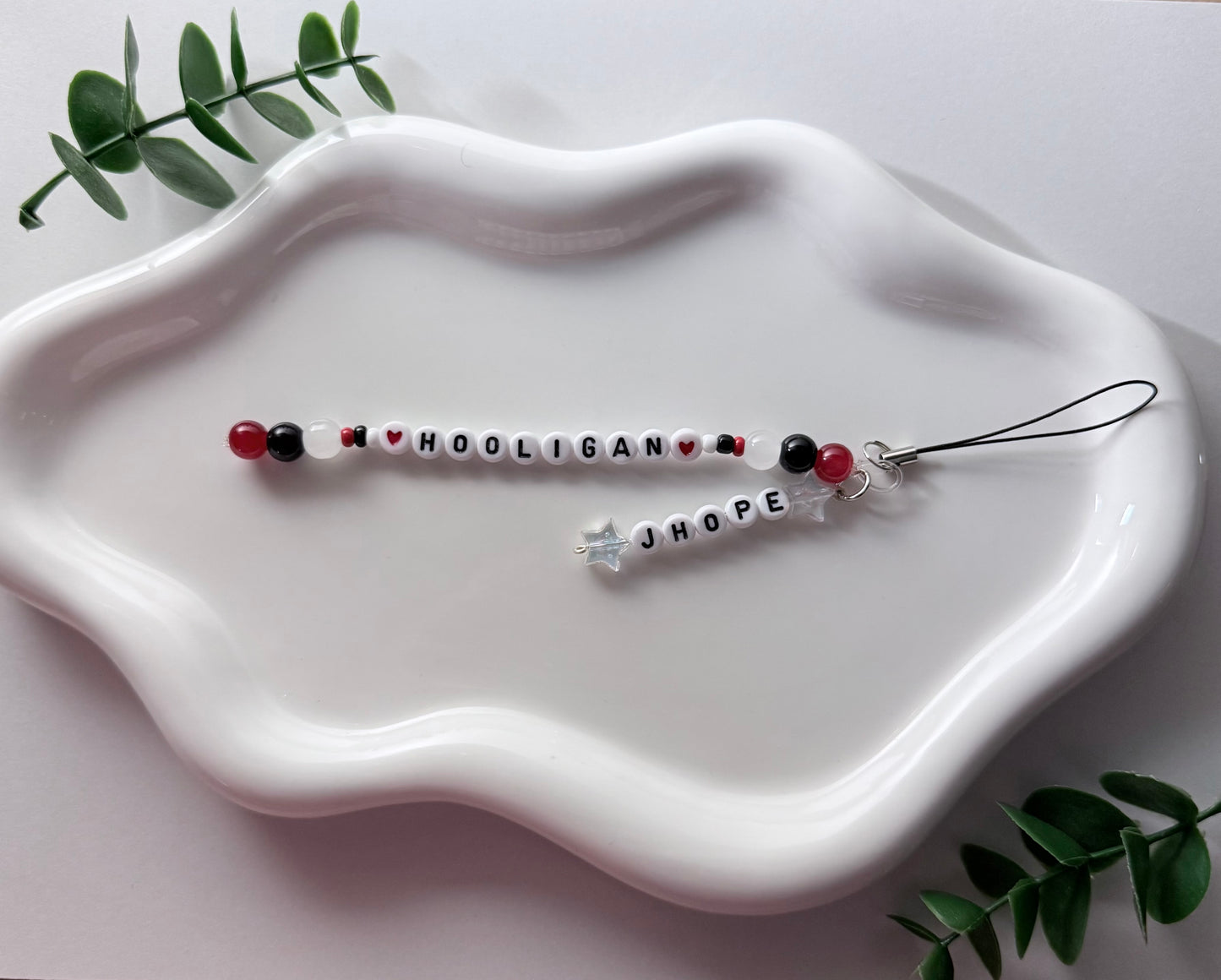 Arirang Inspired BTS Handmade Beaded Light Stick/Phone Accessory