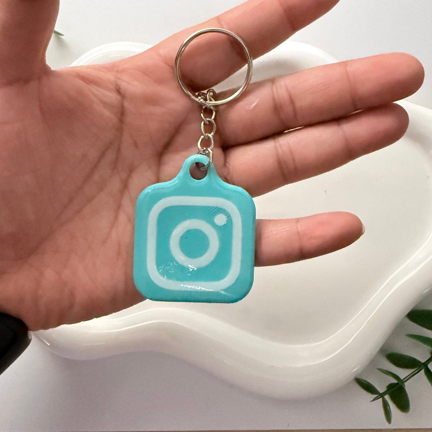 B Grade Instagram NFC Keychain