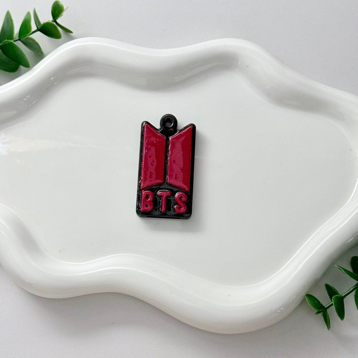 3D Printed Fanmade BTS Logo Keychain/Can Opener