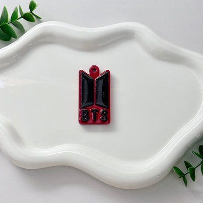 3D Printed Fanmade BTS Logo Keychain/Can Opener