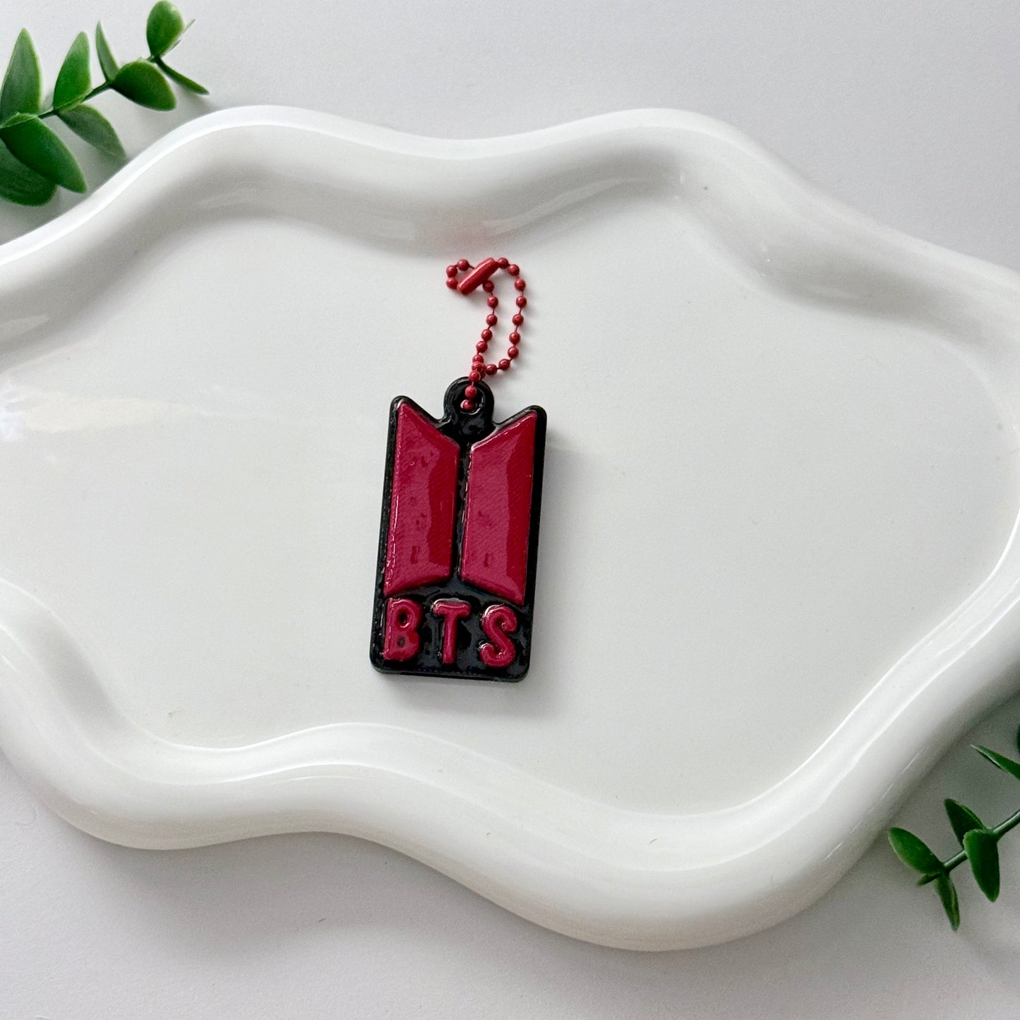3D Printed Fanmade BTS Logo Keychain/Can Opener
