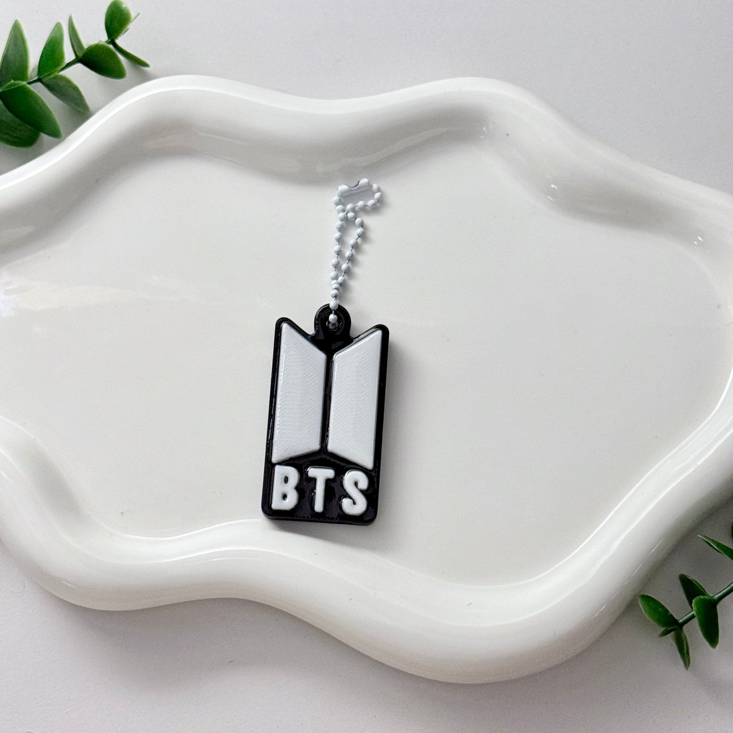 3D Printed Fanmade BTS Logo Keychain/Can Opener