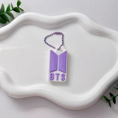3D Printed Fanmade BTS Logo Keychain/Can Opener