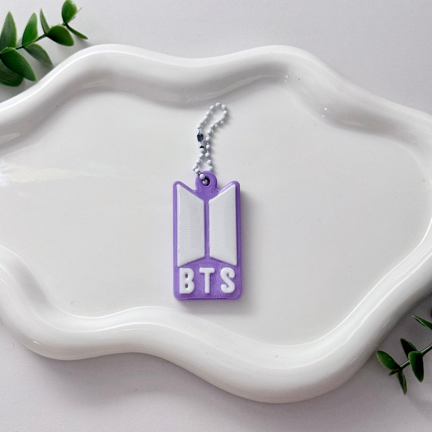 3D Printed Fanmade BTS Logo Keychain/Can Opener