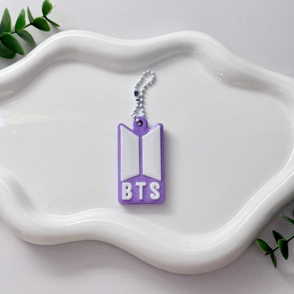 3D Printed Fanmade BTS Logo Keychain/Can Opener