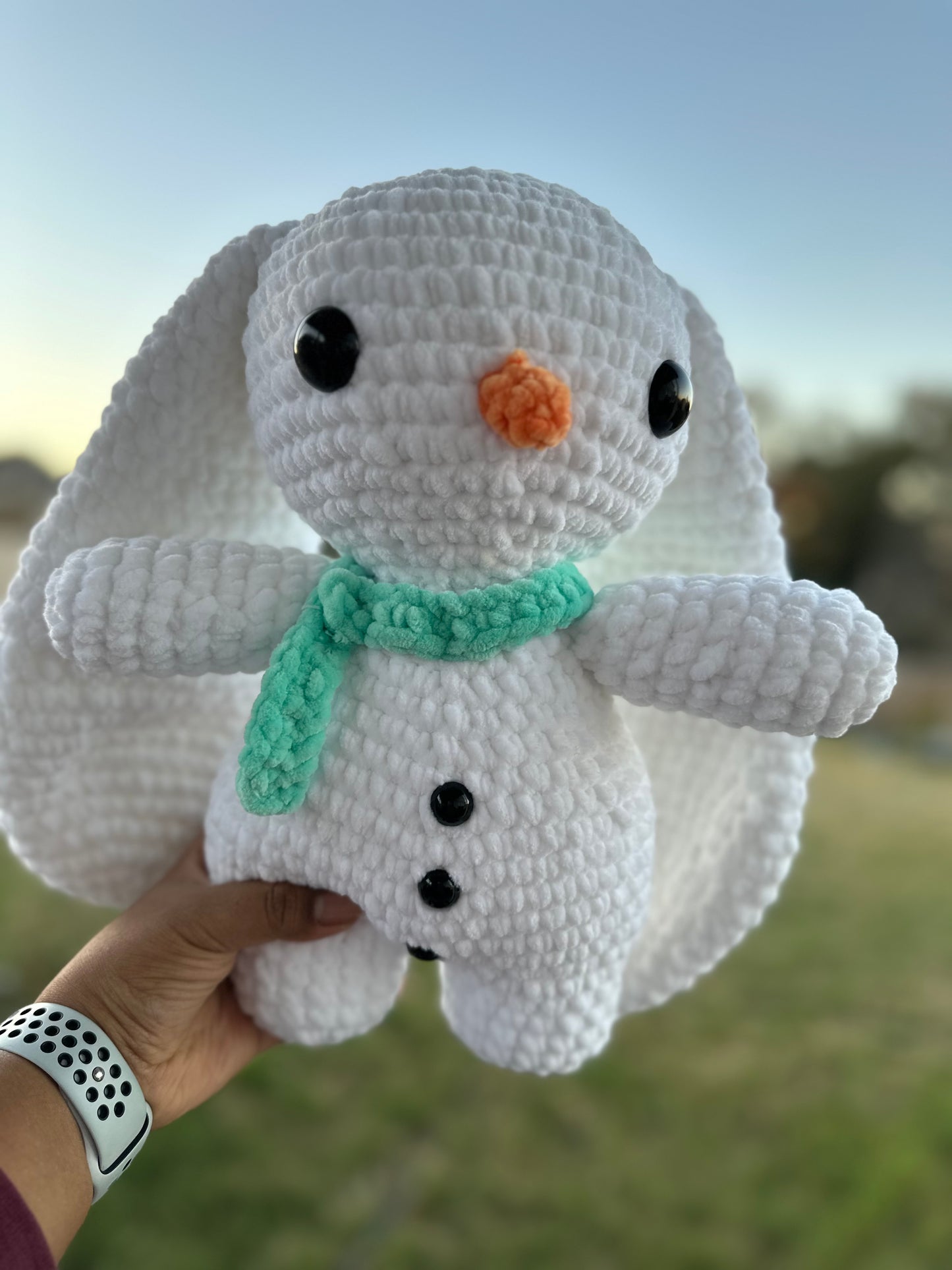 Snow Bunny Plushie