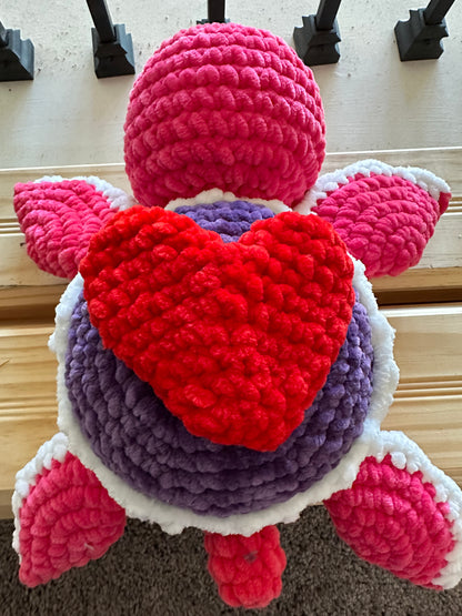 Heart Turtle Plushie