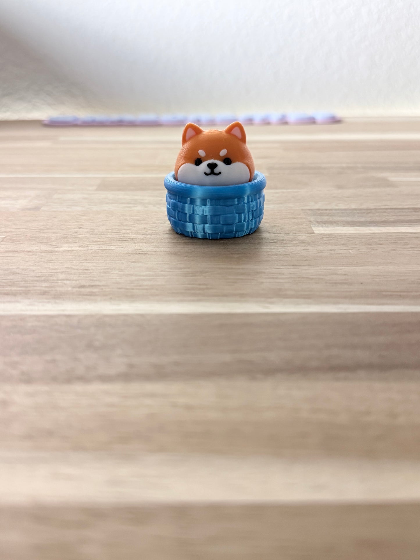 Shiba Inu Fidget Clicker Keychain