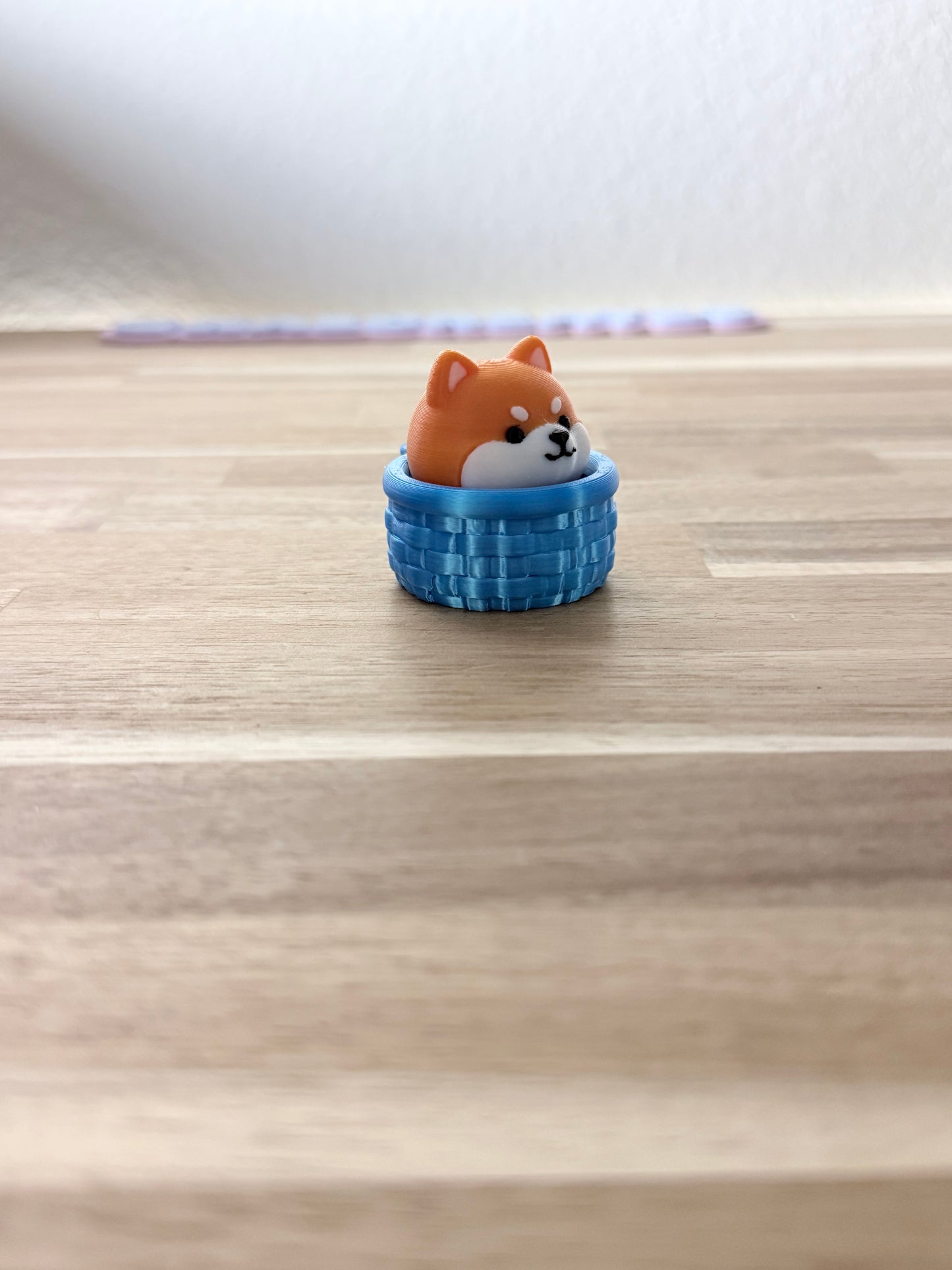 Shiba Inu Fidget Clicker Keychain