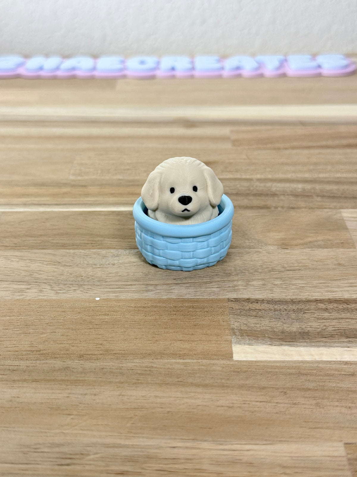 Golden Retriever Fidget Clicker Keychain