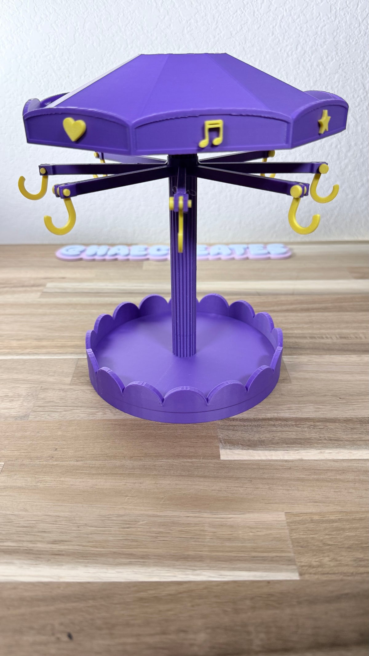 BT21 Carousel Keychain Spinning Stand
