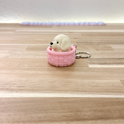 Golden Retriever Fidget Clicker Keychain