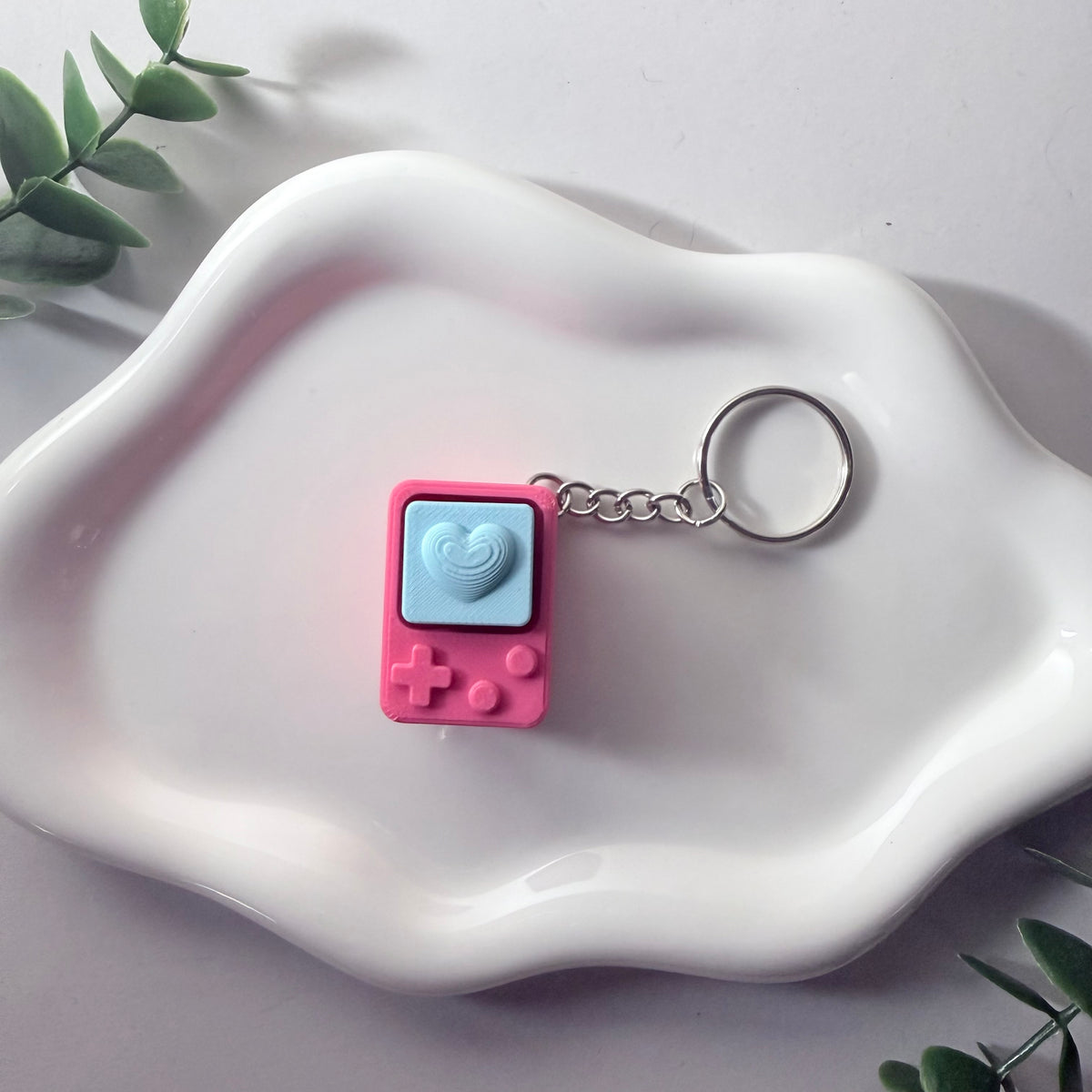 3D Printed Retro Console Keychain: Fidget Clicker