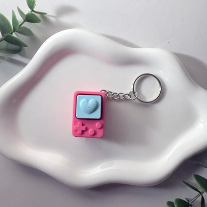 3D Printed Retro Console Keychain: Fidget Clicker