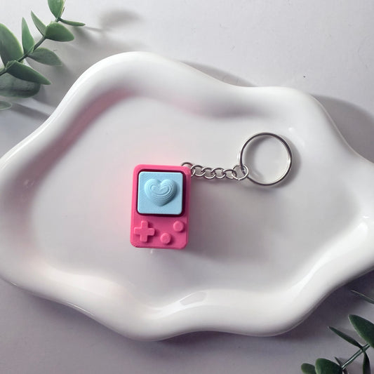 3D Printed Retro Console Keychain: Fidget Clicker